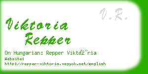 viktoria repper business card